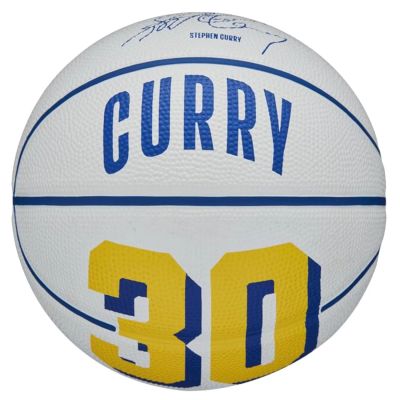 5. Wilson NBA Player Icon Stephen Curry Mini Ball WZ4007401XB