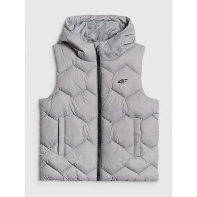 7. Boy's vest with synthetic filling 4F 4FJRSS26TVJAM352-25S