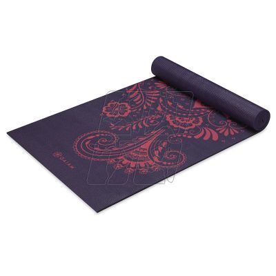 3. Gaiam Premium Auabergine Swirl 6mm 62892 yoga mat