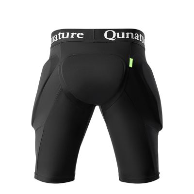 4. Qunature Ski Hip Protectors - Basic L Skis, Snowboard, Skates - Black