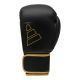 11. adidas HYBRID 80 ADIH80 boxing gloves black gold