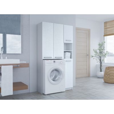 3. MARPOL DD BATHROOM SET, MATT WHITE CABINET