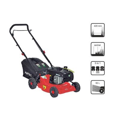 NAC 42cm BRIGGS & STRATTON 125cc LP42-450E PETROL LAWNMOWER