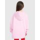 2. Oversized sweatshirt with hood, unzipped, for girls, 4F 4FJRAW25TSWSF2429-56S