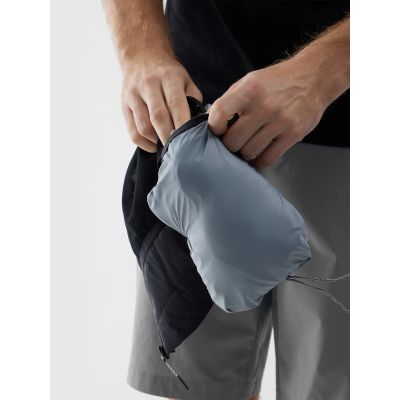 10. Men's trail running vest with primaloft black eco fill 4F