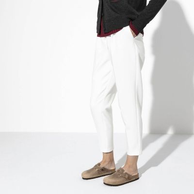 7. Birkenstock Boston Tabacco Brown Oiled Leather Regular Wide Slides for Women/Men (0960811)