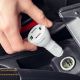 6. Wozinsky WCCAW 50W 4x USB-A QC car charger - white