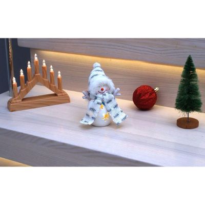 20. LED SNOWMAN FIGURE 7x6x16CM
