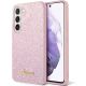 Guess Glitter Script Case for Samsung Galaxy S23+ - Pink