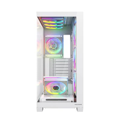 11. MODECOM VOLCANO STELLAR PLUS ARGB MIDI 8F WHITE CASE