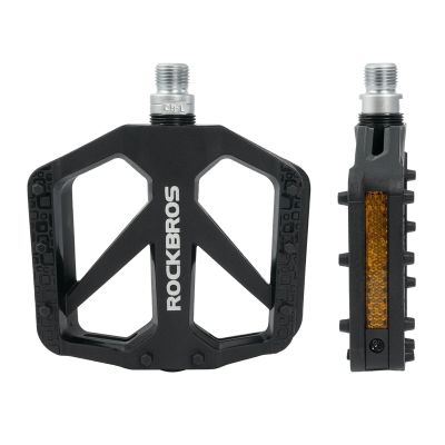 2. Rockbros BP2602 Nylon Bicycle Pedals - Black