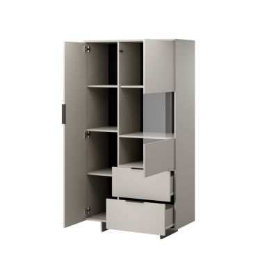 2. ALMA display cabinet 90x41.5xH170 cashmere