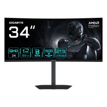 Gigabyte GS34WQC A 34" SS VA WQHD 120Hz 1ms 3440x1440 300cd/m2 HDMI ports: 1