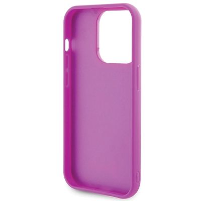 7. Guess Disco Metal Script case for iPhone 15 Pro - pink