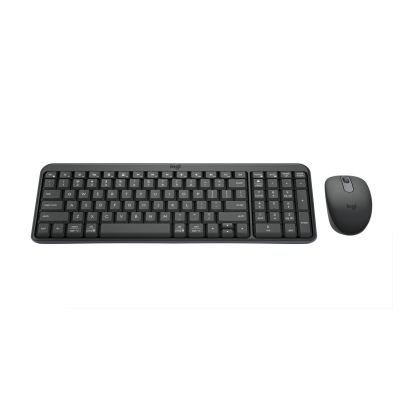 Logitech MK250 Keyboard RF Wireless + Bluetooth American International Graphite