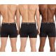 4. Puma Men's Boxer Briefs Long 3-Pack Black Comfortable