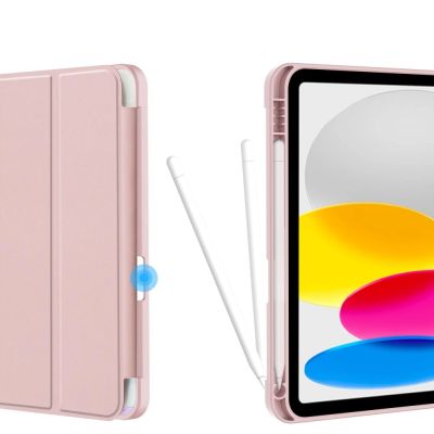 5. Tech-Protect SC Pen Case for iPad 10.9" 2022 - Pink Marble