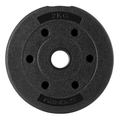 12. 4-in-1 Weight Set (Barbell, Dumbbells, Kettlebell, Push-Up Handles) Spokey PONDUS SET 20 kg