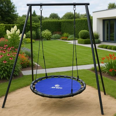11. STORK'S NEST GARDEN SWING 120CM BLUE