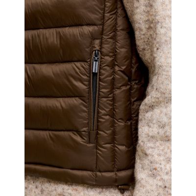 5. Jack&Jones Men's Vest JJEKINGSLEY LIGHT BODYWARMER COLLAR NOOS 12298870 COCCA