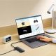 15. Baseus Lite Series multifunctional HUB USB Type C - 2 x USB 3.0 / USB Type C PD / HDMI 1,4 / SD / TF black (WKQX050101)