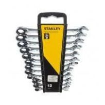 set of combination wrenches with ratchet 12 pcs.