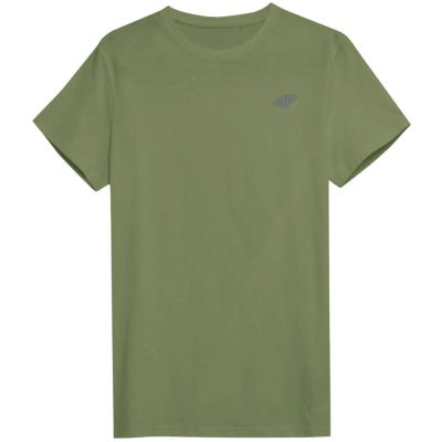 3. Men's cotton T-shirt 4F 4FWSS25TTSHM3096-44S