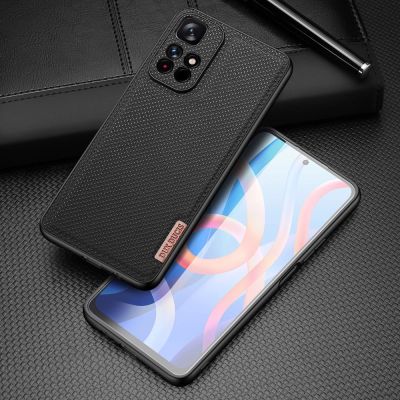 2. Dux Ducis Fino case cover covered with nylon material Poco M4 Pro 5G black