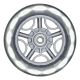 Glowing scooter wheels 121mm 2 pcs (538-003)