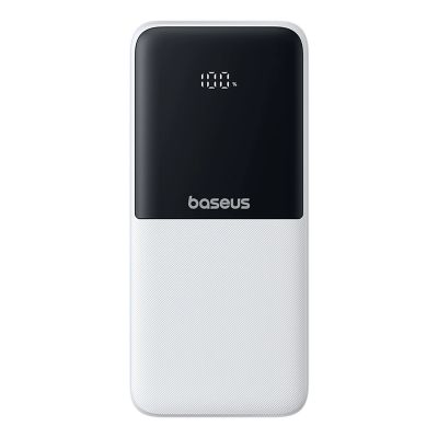 2. Baseus Lipow 10000mAh 22.5W Powerbank with two built-in cables (with Baseus Simple USB-A - USB-C 3A 20cm cable) - white