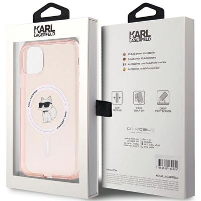 8. Karl Lagerfeld IML Choupette MagSafe case for iPhone 11 / Xr - pink
