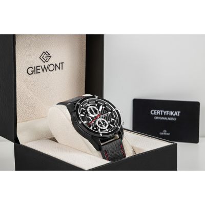 8. Men's Watch Giewont Chronograph Sapphire Black GW8810-A1