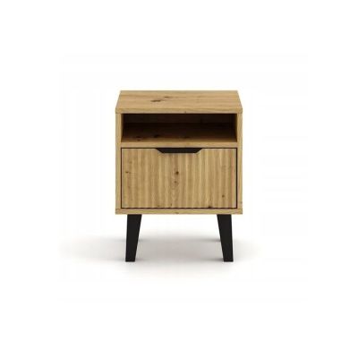 SCANDI 1S SLIM NIGHT TABLE, ARTISAN OAK