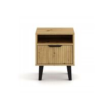 SCANDI 1S SLIM NIGHT TABLE, ARTISAN OAK