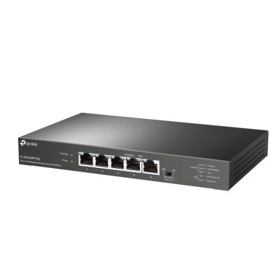 2. TP-Link TL-SG105PP-M2 Network Links, Unmanaged Gigabit Ethernet (10/100/1000), PoE Support, Black