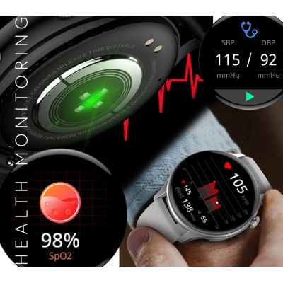 6. RUBICON RNCF10 Black SMARUB237 smartwatch