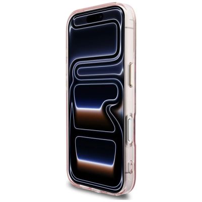 5. Karl Lagerfeld IML KL Script Logo MagSafe Case for iPhone 17 Pro - Pink