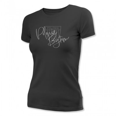Polonia Bytom Black Short Sleeve T-shirt W SREBBSB
