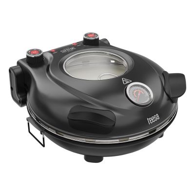 TEESA SUPREME pizza oven, 1200W, 32cm, viewing window, removable stone