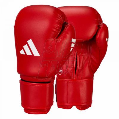 adidas Iba synthetic leather boxing gloves ADIIBAG1C-red