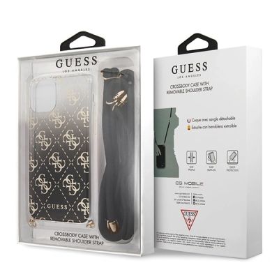 4. Guess 4G Gradient Case for iPhone 11 Pro Max - Black