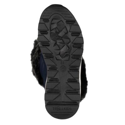 4. Trollkids Girls Hemsedal Winter Boots XT Waterproof Navy Blue (576-100)