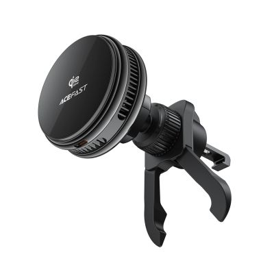 Acefast D66 Magnetic Car Air Vent Mount with Qi2 25W Wireless Charging and Cooling - Black