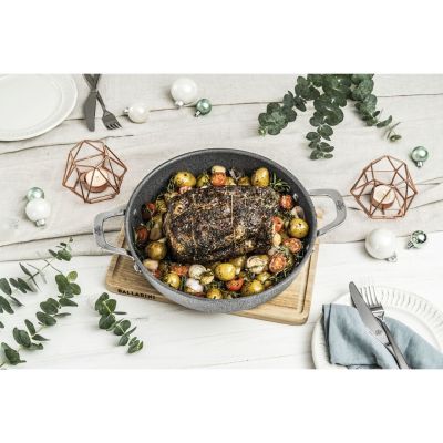 10. BALLARINI Salina Granitium deep frying pan with 2 handles, granite, 28 cm 75002-810-0