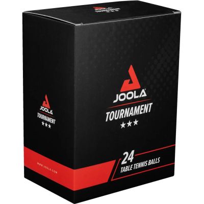 5. JOOLA TOURNAMENT TABLE TENNIS BALLS 3 STARS 24 PCS WHITE