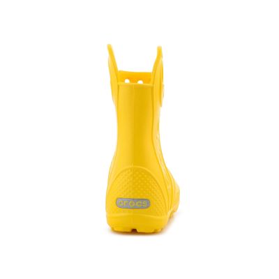 5. CROCS HANDLE IT RAIN BOOT KIDS T YELLOW 211056-730