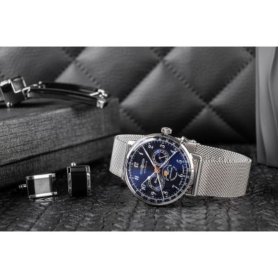 5. Men's Watch ZEPPELIN LZ129 Hindenburg 7036M-3 + BOX