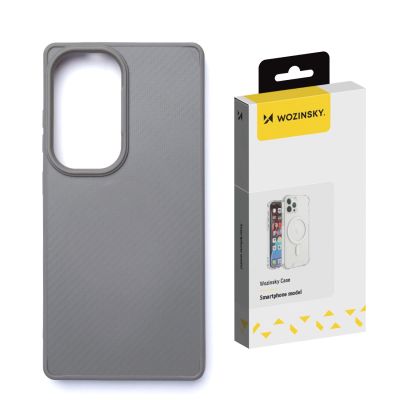 Wozinsky Carbon Fiber Case with MagSafe for Samsung Galaxy S25 - Gray