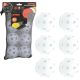 6. UNIHOC MATCH BALL WHITE ENERO 6 PCS