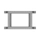 13. Open rack 19" 22U 600x800 gray LANBERG